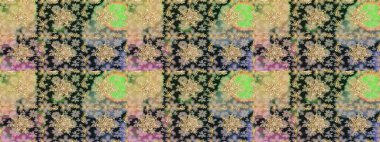 Klasik raster şablonu. Gri, nötr ve altın desenli. Tekrarlayan ögelerle kusursuz soyut arkaplan.