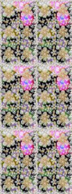 Tarafsız ve gri renklerdeki altın desenli altın elementler. Geleneksel klasik altın desen. Raster oryantal süs. Barok tarzında kusursuz bir doğulu süsü..