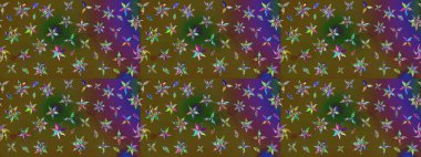 Güzel kumaş deseni. Raster illüstrasyonu. Bahar çiçekli güzel bir çiçek deseni..