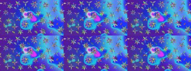 Suluboya çiçek buketi. Doğum günü kartı ya da düğün davetiyesi. Çiçekli tebrik kartı. Çiçek arkaplan. Mavi ve mor renklerde. Raster illüstrasyonu.