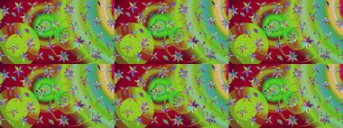 Sketch Floral Pattern in Raster illustration. Fancy fabric pattern. Colour Spring Theme sketch pattern Background. Flat Flower Elements Design.