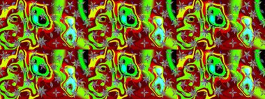 Kırmızı ve yeşil renkte manzaralı çiçek deseni. Çiçek kompozisyonu, el boyası, hassas şablon. Üst manzara, yumuşak stil. Sevgililer günü ve tebrik kartı konsepti için şık bir davet.