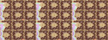 Çizim altın desenli bukleler. Raster illüstrasyonu. Raster altın desen. Altın elementli kahverengi renkler. Doğu tarzı arabesk.