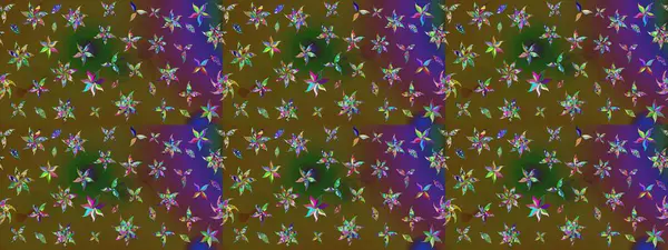 Güzel kumaş deseni. Raster illüstrasyonu. Bahar çiçekli güzel bir çiçek deseni..