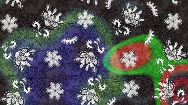 Suluboya, elle çizilmiş. Eskiz arkaplan modeli. Gri ve yeşil yapraklı yabani çiçekler. Raster illüstrasyonu.