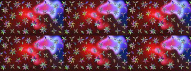 Sabıka fotoğraflarında, bebek kıyafetlerinde, duvar kâğıtlarında, paket kutularında falan kullanılabilir. Zarif, parlak ve eskiz kahverengi ve kırmızı çiçek desenli tasarım. Raster..