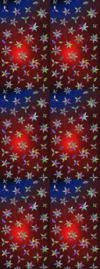 Raster illüstrasyonu. Eski model. Suluboya çizim kalıbı. Moda baskısı. Dekorasyon ve tasarım için güzel bir desen. Çiçeğin suluboya çizimlerinin zarif deseni.