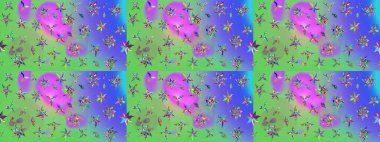 Parlak arkaplanda çiçek kompozisyonu olan suluboya desenleri çiz, ambalajlar, duvar kağıtları, kartpostallar, tebrik kartları, düğün davetiyeleri, romantik etkinlikler vs..