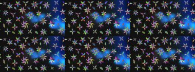 Bahar çiçekleriyle güzel bir çiçek deseni çizmişsin. Raster illüstrasyonu. Güzel kumaş deseni.