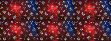 Kahverengi ve kırmızı renkte çiçekler. Elle boyanmış suluboya resim çizimi çiçekler ve bitkiler.