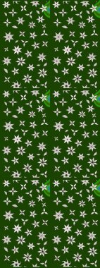 Küçük bir çiçekte eskiz deseni. Raster illüstrasyonu. Hoş bir çiçek geçmişi var. Güzel kumaş deseni.