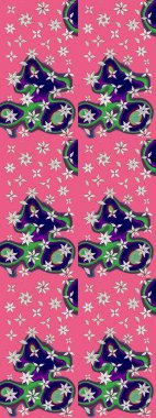 Kızılderili desenli desenli desenli şal deseni. Tekstil, tebrik kartı, boyama kitabı, telefon kılıfı baskısı için kullanılabilir. Etnik Mandala süsü. Raster Henna dövme stili.