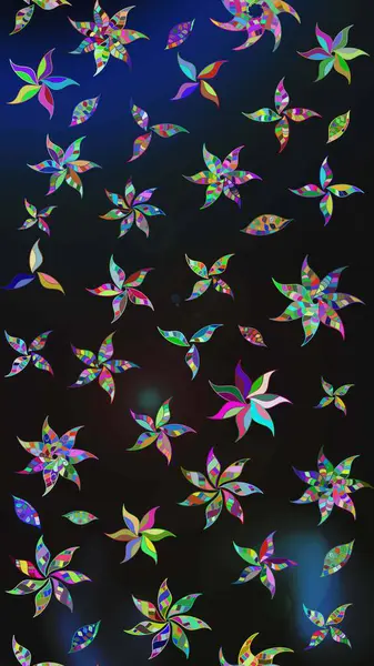 Bahar mevsimi. Raster güzel bir çiçek deseni çizmiş. Nazik romantik baskı. Tatil havası. Gri ve mavi renkte çiçekler.