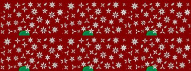 Tony 'nin kumaş kalıbını çiz. Raster illüstrasyonu. Modaya uygun kumaş deseni. Küçük çiçekte sevimli çiçek deseni var..