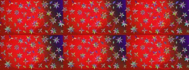 Nazik romantik baskı. Tatil havası. Bahar mevsimi. Raster güzel bir çiçek deseni çiziyor..