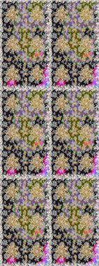 Geleneksel oryantasyon süsü. Kusursuz klasik raster grisi, nötr ve altın desenli. Klasik vintage arkaplan.