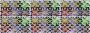 Damask arkaplanı. Barok tarzında altın çiçekli süs. Altın çiçekli, pürüzsüz desen. Gri ve nötr renklerdeki altın element.