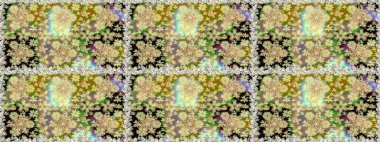 Kusursuz altın desen. Tarafsız ve bej renklerde altın elementlerle kusursuz desen. Raster doğulu süsü.