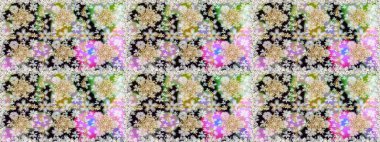 Kusursuz soyut bir arkaplan. Oriental raster klasik nötr, gri ve altın desenli. Raster illüstrasyonu.