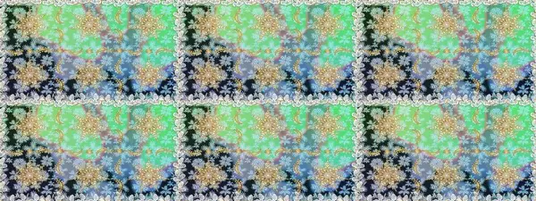 Kusursuz klasik raster altın desenli. Klasik klasik klasik arka plan. Tarafsız ve gri renklerde altın elementlerle kusursuz desen. Geleneksel oryantasyon süsü.