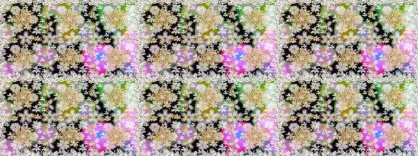 Kusursuz soyut bir arkaplan. Oriental raster klasik nötr, gri ve altın desenli. Raster illüstrasyonu.