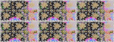 Gri ve nötr renklerde altın elementli pürüzsüz desen. Şam tasarım için kusursuz desen.