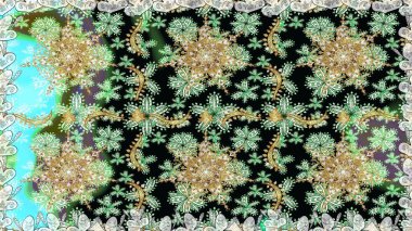 Tarafsız, siyah ve altın desenli. Klasik raster şablonu. Tekrarlayan ögelerle kusursuz soyut arkaplan.