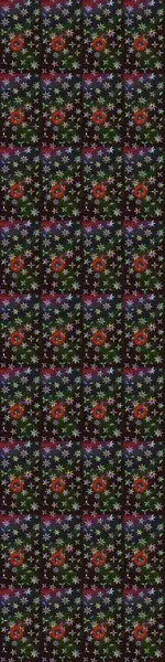 Raster deseni. Çiçekli çiçek deseni, suluboya. Küçük çiçekte güzel bir çiçek deseni..