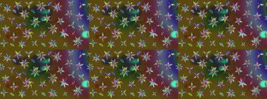 Renkli Bahar Teması eskiz kalıbı. Düz Çiçek Elementleri Tasarımı. Raster güzel kumaş deseni çiziyor. Çiçek deseni.