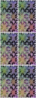 Tekrarlayan elementlerle kusursuz soyut arkaplan. Klasik raster şablonu. Gri ve altın desenli.