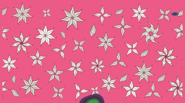 -pembe ve nötr çiçekler. Çiçek arkaplan. Çiçek kompozisyonu. Doğa. Raster deseni. Çiçek kolajı. Küçük çiçekte güzel desen var..