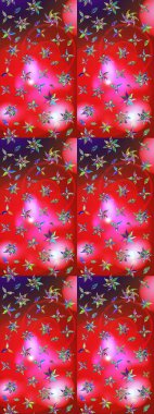 Raster stili kumaş deseni. Çiçekler suluboya çizim deseni.