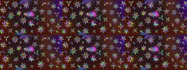 Doodle tarzı. Elle çizilmiş sonbahar çiçeği deseni. Renkli kahverengi ve mor çizim deseni. Tekstil ve kapak tasarımı için mükemmel. Kahverengi ve mor renkte çiçekler.