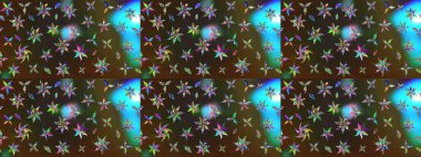 Çiçekli eskiz arkaplanı. Renkli Bahar Teması eskiz kalıbı. Çocuk stili. Düz Çiçek Elementleri Tasarımı.