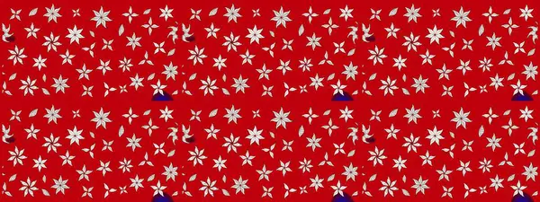 Nazikçe, güzel çiçek arkaplanı. Çiçekli karalama şeklinde Raster çiçek deseni. Kırmızı ve nötr renkte çiçekler.