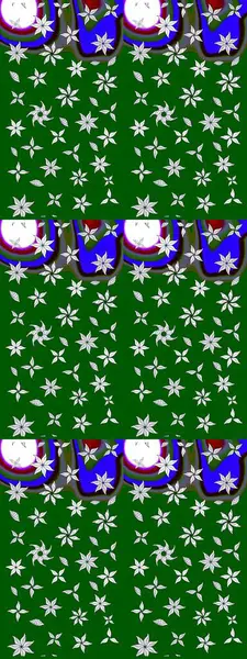 Raster suluboya çiçek deseni, narin çiçekler, yeşil ve nötr çiçekler, tebrik kartı şablonu. Raster Güzel kumaş deseni.