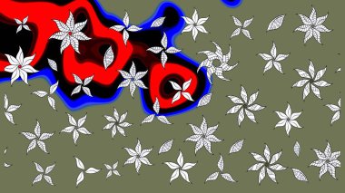 Etnik Mandala süsü. Raster Henna dövme stili. Tekstil, tebrik kartı, boyama kitabı, telefon kılıfı baskısı için kullanılabilir. Hint çiçekli desenli şal desenli..