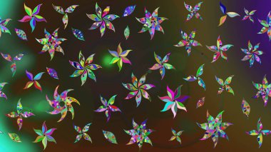 Moda baskısı. Ton halinde. Suluboya desenli çiçek deseni. Dekorasyon ve tasarım için güzel bir desen. Çiçeğin suluboya çizimlerinin zarif deseni.