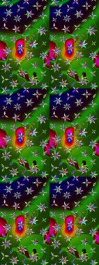 Küçük çaplı çiçeklerdeki basit şirin desenler. Tekstil veya kitap kapakları, imalat, duvar kağıtları, baskı, hediye paketi ve yapıştırma kitabı için çiçek eskizi geçmişi. Raster illüstrasyonu.