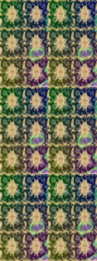 Yeşil renkler ve altın elementler üzerine eskiz modeli. Noel, kar tanesi, yeni yıl 2019.