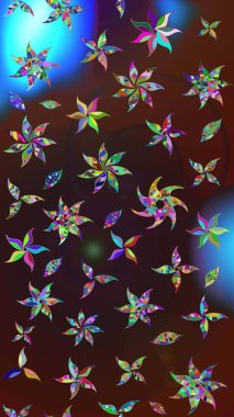 Moda baskısı. Dekorasyon ve tasarım için güzel bir desen. Suluboya çizim kalıbı. Çiçeğin suluboya çizimlerinin mükemmel deseni. Eski.