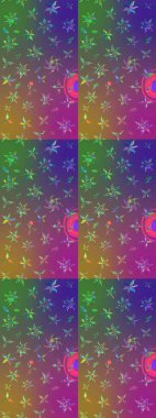 Paisley el çizimi elementler. Ev dekoru. Fantezi çiçekli eskiz deseni, doğal duvar kağıdı, çiçek desenli kıvrımlı illüstrasyon.