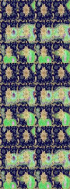 Altın elementli mavi renkler. Raster altın çiçek süsü brokar kumaş ve cam desenli. Altın şablonu çiz. Çiçek desenli altın metal..