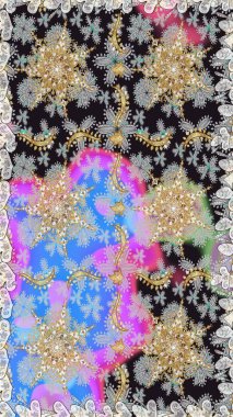 Noel altın kar tanesi kusursuz desen. Gri ve nötr renklerde altın kar taneleri. Sembol bayramı, yeni yıl kutlamaları, altın desenler. Kış kar dokusu duvar kağıdı.