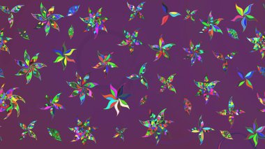 Sevgililer günü ve tebrik kartı konsepti için şık bir davetiye. Üst manzara, yumuşak mor ve yeşil renk tarzı. Çiçek kompozisyonu, el boyası, hassas şablon. Manzaralı çiçek deseni.