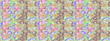 Doğulu stil, altın elementlerle altın rengi nötr renkte arabesk yapar. Raster altın desen. Kıvrımlı çizimler.