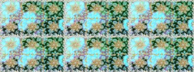 Tarafsız renklerde, altın elementlerle pürüzsüz bir desen. Şam tasarım için kusursuz desen.