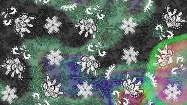 Raster güzel bir çiçek deseni çizmiş. Nazik romantik baskı. Tatil havası. Bahar mevsimi.