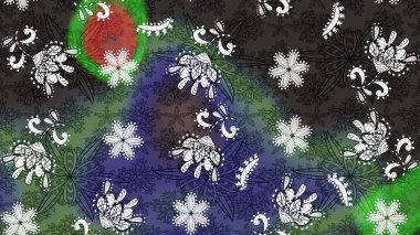 Çiçekli zambakların eskiz geçmişi. Parlak çiçekli kolaj çiçekleri gri ve yeşil. Çiçek tasarımı için inanılmaz kolaj cennet tarzı..