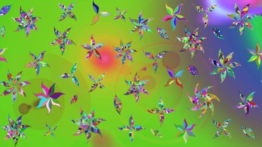 Raster illüstrasyonu. Hoş bir çiçek geçmişi var. Küçük bir çiçekte eskiz deseni. Güzel kumaş deseni.